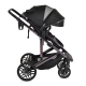 Бебешка стилна комбинирана количка All road Black  - 7
