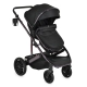 Бебешка стилна комбинирана количка All road Black  - 1