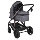 Бебешка стилна и практична комбинирана количка All road Grey  - 2