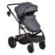 Бебешка стилна и практична комбинирана количка All road Grey  - 1