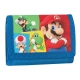 Детски портфейл с велкро закопчаване Super Mario Red/Blue  - 1