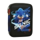 Пъелн ученически несесер с 2 отделения Sonic 3 The Hedgehog  - 1