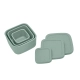 Сет кутии за детска храна 3 бр Platinum Silicone Sage  - 4