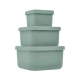 Сет кутии за детска храна 3 бр Platinum Silicone Sage  - 1