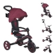 Сгъваема триколка 4в1 Explorer Trike Foldable цвят бургунди  - 3