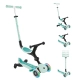 Детска сгъваема тротинетка Go Up Active Lights 360° Ментова  - 2