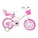 Детско колело с кошница за багаж Hello Kitty 16“  - 1