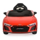 Детска акумулаторна кола Audi R8 Spyder червен металик  - 2