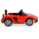 Детска акумулаторна кола Audi R8 Spyder червен металик  - 3