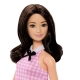 Кукла Barbie Fashionistas с дълга черна коса и розова рокля  - 3