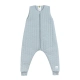 Детски зимен спален чувал с крачета Ribbed blue 4-6г.  - 1