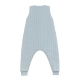 Бебешки зимен спален чувал с крачета Ribbed blue 1-2г  - 6