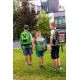 Ученическа детска раница с три отделения Minecraft Creepers  - 2