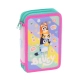 Детски ученически несесер със съдържание Bluey Stickers Rain 