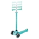 Детска тротинетка Primo Plus Glow Lights Ментов цвят  - 3
