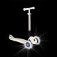 Сгъваема тротинетка Junior Foldable Lights Eco Цвят кокос  - 7