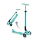 Детска сгъваема тротинетка Elite Glow Lights Ментова  - 5