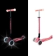 Тротинетка със светещи дръжки Elite Glow Lights цвят Корал  - 9