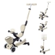 Детска бежова тротинетка 5в1 Baby Learn 360° Flash Lights  - 2