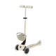Детска бежова тротинетка 5в1 Baby Learn 360° Flash Lights  - 5