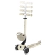 Детска бежова тротинетка 5в1 Baby Learn 360° Flash Lights  - 6