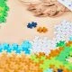 Детски занимателен конструктор 800ч. Паун  - 5