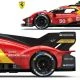 Детска игрчка Червена кола Ferrari 499P R/C 1:14  - 3