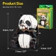 Детски 3D занимателен пъзел Wild Animals Панда 55ч.  - 5