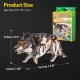 Детски 3D занимателен пъзел Wild Animals Сив вълк 58ч.  - 5