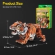 Детски 3D занимателен пъзел Wild Animals Сибирски тигър 87ч.  - 5