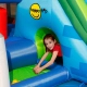 Детски игрален център къща с пързалка и топки 455x330x265  - 9