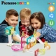 Детски магнитен конструктор Писта за топчета Travel Steam  - 6