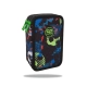 Ученически детски несесер с пособия Jumper 3 Football Blue  - 1