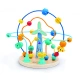 Бебешка играчка Броеница с дървена основа Галактика  - 2