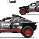 Детски джип AUDI RS Q e-tron E2 Отварящи се врати R/C 1:14  - 5