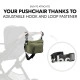 Органайзер за бебешка количка 2в1 Pushchair Hip Bag Olive  - 5