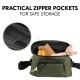 Органайзер за бебешка количка 2в1 Pushchair Hip Bag Olive  - 6