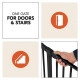 Предпазна преграда за бебе Clear Step Autoclose 2 Black  - 4
