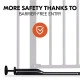 Предпазна преграда за бебе Clear Step Autoclose 2 Black  - 7