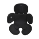 Детски черен стол за кола Strike 40-150см Deep-Black  - 10