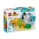 Детски комплект Duplo Семействата на дивите животни: Пингвин  - 1