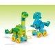 Детски комплект за игра Duplo Динозаври на колела 3 в 1  - 11