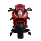 Детски червен акумулаторен мотор със светлини 12V Lucky  - 3