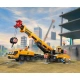 Детски комплект за игра City Жълт подвижен строителен кран   - 6
