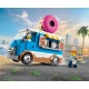 Детски забавен комплектът за игра City Камион за понички  - 4
