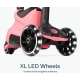 Детски разтегаем скутер Xtend Ride-on, цвят сьомга  - 4
