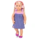 Детска играчка Кукла Battat, Лайла с аксесоари и книга 46 см  - 4