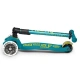Детска тротинетка Maxi Deluxe Foldable LED Petrol Green  - 2