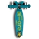 Детска тротинетка Maxi Deluxe Foldable LED Petrol Green  - 3