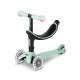 Детска тротинетка с 3 колела Mini2Grow Deluxe Magic LED Mint  - 2